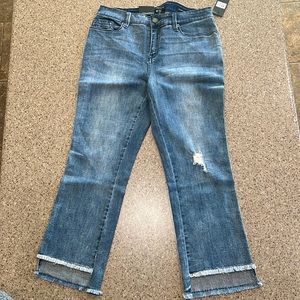 NWT - Kenneth Cole New York Jess Crop Flare jeans - 12